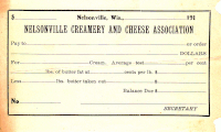 Creamery Receipt