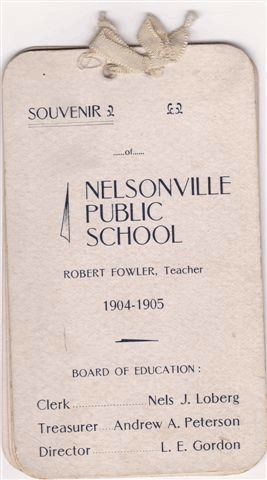 1904 Nelsonville school souvenir